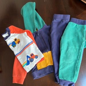 Little Me 4 Piece Sweat-outfit Set